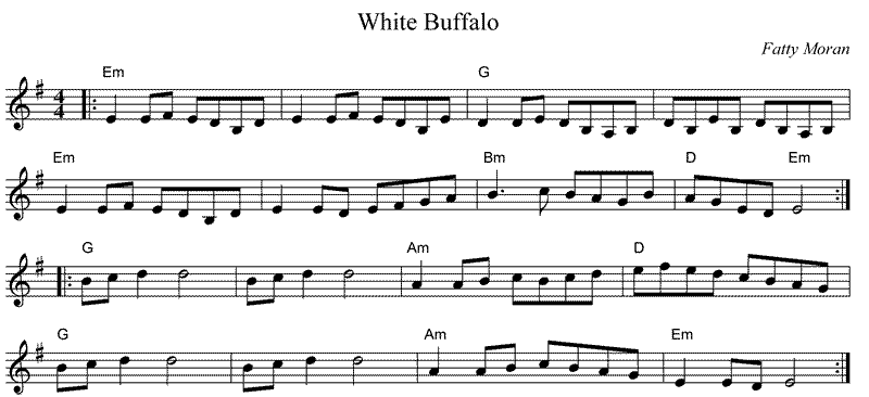 Forstyrrelse Fugtighed Amerika White Buffalo – North Atlantic Tune List