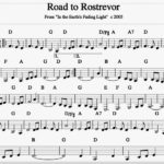Sheet music for "Road to Rostrevor.