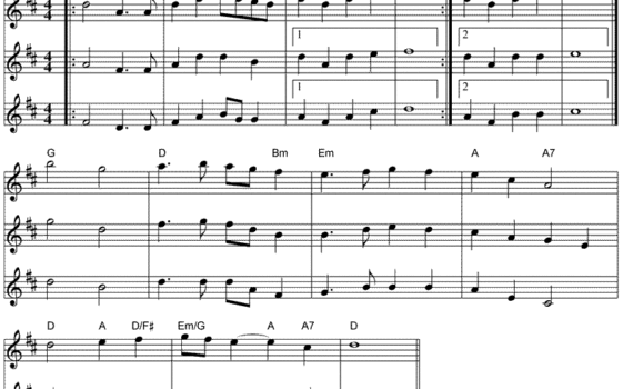 A sheet music with notes and words in the background.