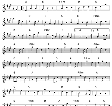 sheet music: Mac's Waltz