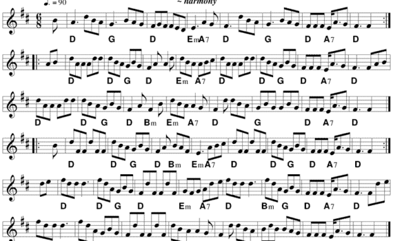 A sheet music with the words " the dripping hat ".