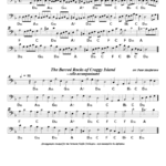 Barred Rocks of Craggy Island bass clef & cello