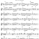 Sheet music for tune, Ah! Les Femmes